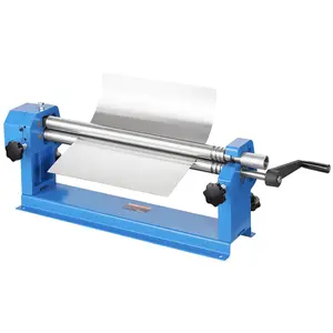 【fathersdaygift】VEVOR Slip Roll Machine, 24 inches Forming Width in 16 Gauge Capacity, Sheet Metal Slip Roller Rolling Bending Machine, with 2 Detachable Rollers for Low Carbon Steel Copper Sheet Aluminum Alloy Sheet