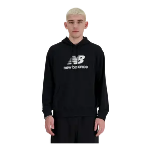 New Balance Sport Essentials Fleece Logo Hoodie Men Hoodie Black