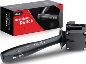 Nilight Turn Signal Switch Compatible with 2004 2005 2006 2007 2008 2009 2010 2011 2012 Chevy Malibu 2005-2010 Pontiac G6 2007-2009 Saturn Aura Durango Windshield Wiper Switch, 2 Year Warranty fathersdaygift