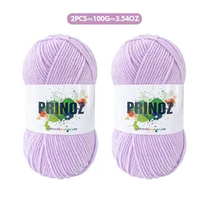 Vibrant Yarn Balls, 2-Pack Handmade Knitting and Crochet Supplies, Durable Creative Craft Materials, Perfect for DIY Projects