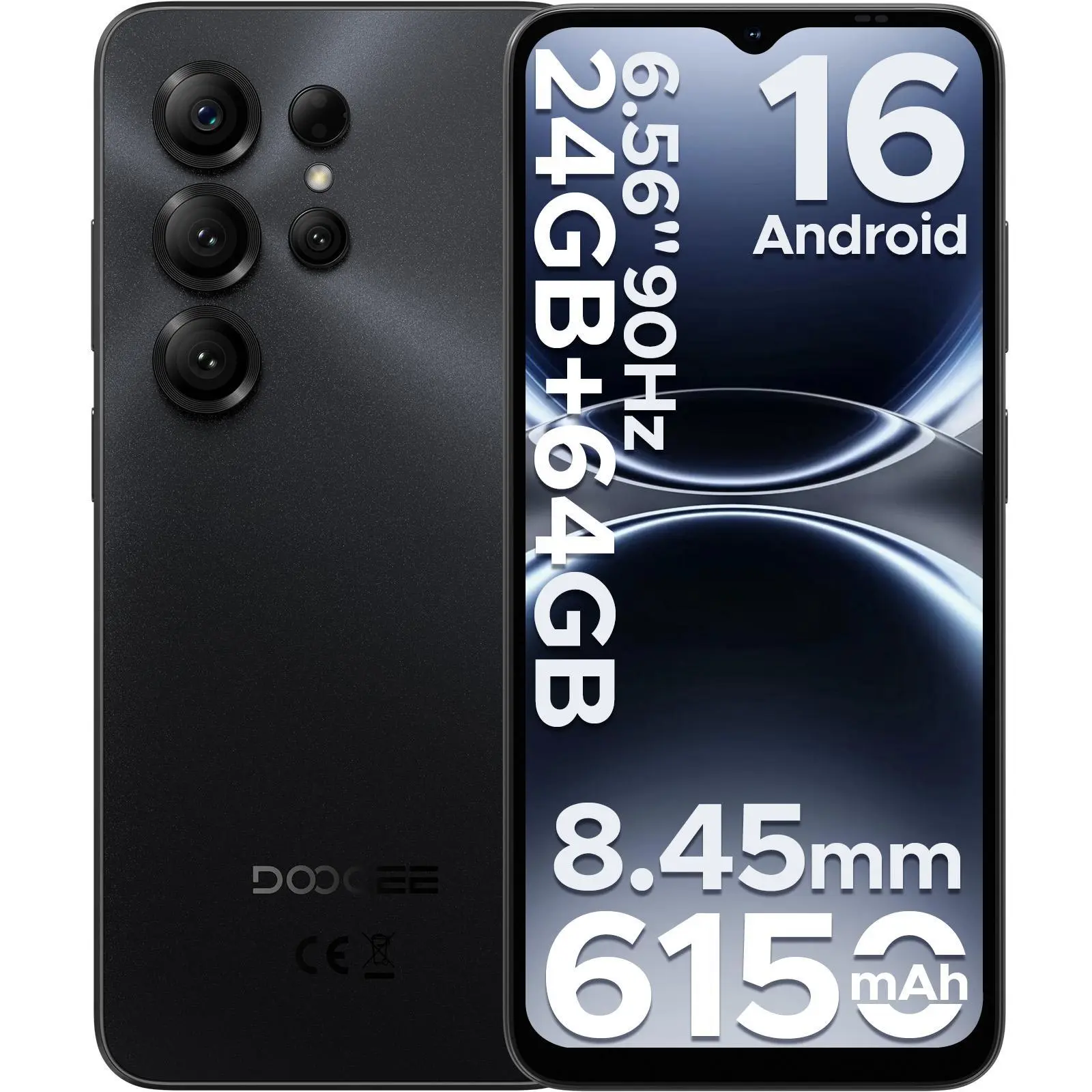 DOOGEE Note 56X Android 16, 6150mAh, 6.56