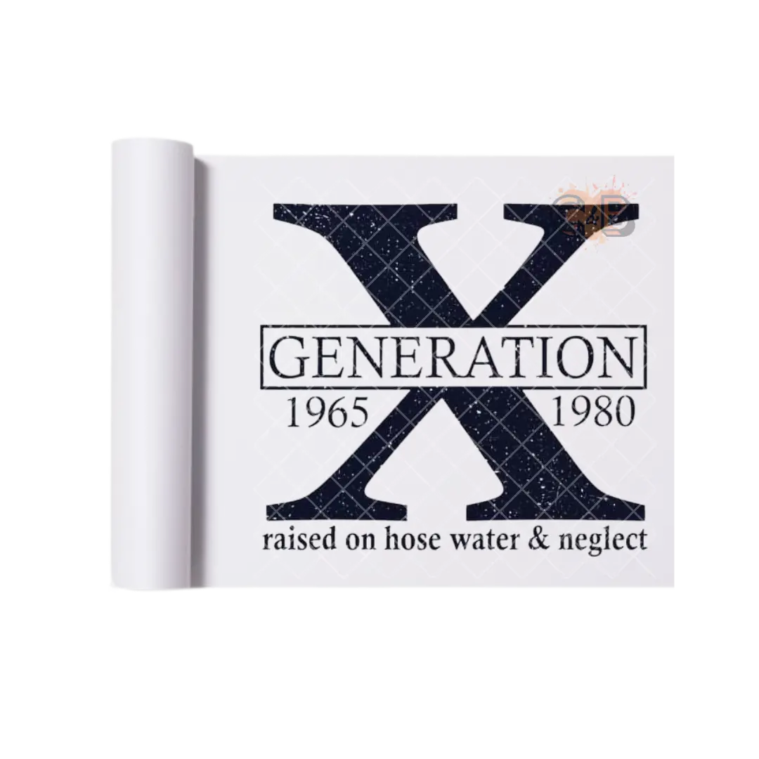 Generation X - Direct Print Film Transfer for T-Shirts, Cotton, Polyester & Blends - High-Quality DTF Print