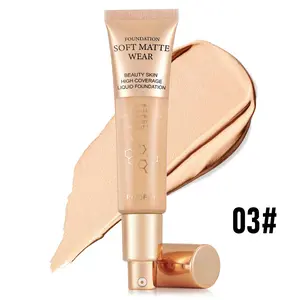 Hydrating Liquid Foundation, Long-Lasting Makeup and Lightweight, Medium Coverage & Semi-Matte Cosmetic Hydrate