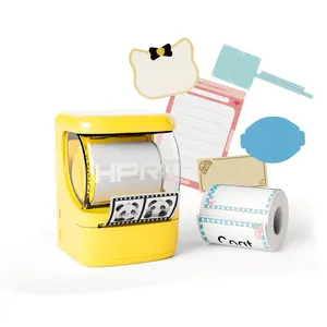 HPRT New 1 Label Maker, Portable Label Maker with Tape, Mini Bluetooth Label Printer Sticker Printer