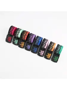 Fashion Harajuku Versatile Hip-Hop Korean Style Trendy Women's Canvas Belt Casual Flame Waistband
