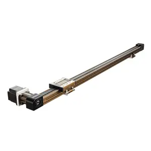 Linear Guide Rail System With Belt Drive, CNC Linear Motion Stage Actuator, NEMA 34 Stepper Motor, 1300 Mm Stroke, High-Speed Motorized Stage For Engraving Machines, CNC Milling, And 3D Printer Applications, Automation