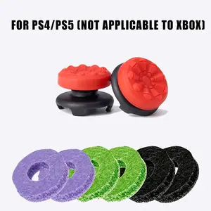 New Silicone Aim Assist Rings Set, 8 Pieces, Precision Control, Enhanced Grip, Thumbstick Performance Booster, Ps4/ps5/switch Pro Accessories