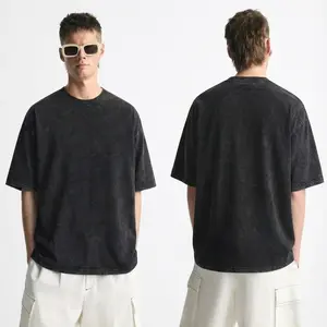 Premium Blank Cotton T-Shirt Unisex Plain Crewneck Casual Summer Short Sleeve Menswear Top