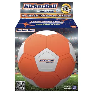 KickerBall 6024951 Swerve Sports Soccer Ball, Orange