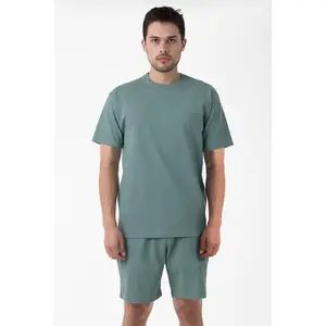 1203GD - Short Sleeve Binding Garment Dye T-Shirt