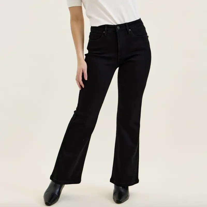 COURTNEY BLACK JUDY BLUE TUMMY SUPPORT HIGH WAISTED BOOT CUT JEAN