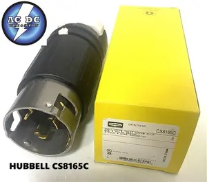HUBBELL CS8165C 50Amp 3 phase 480v 3 pole 4 wire Plug