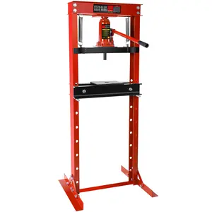Twister.ck Hydraulic Shop Press, 12 Ton H-Frame Garage Floor Adjustable Shop Press With Plates, Manual Hydraulic Shop Press For Bending Straightening Stamping Metal