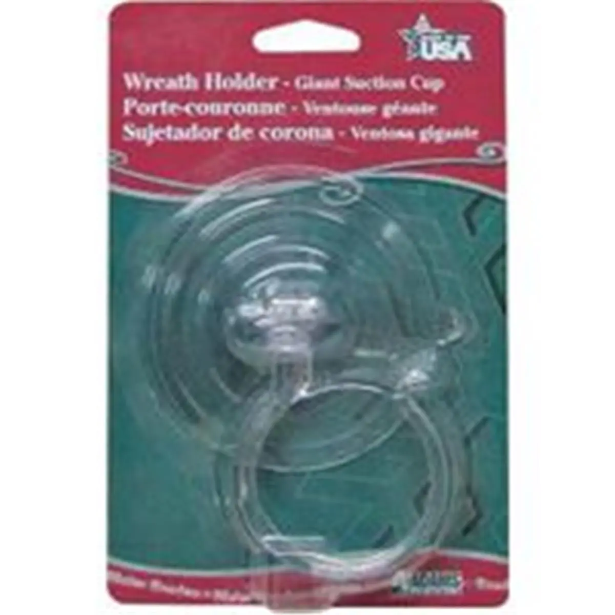 212 MAIN Suction Cup Wreath Holder Hooks, Extra Large Light-Diffusing, Rated 10lbs, Lightweight for Glass Doors, 5750-88-1040 Pack of 12