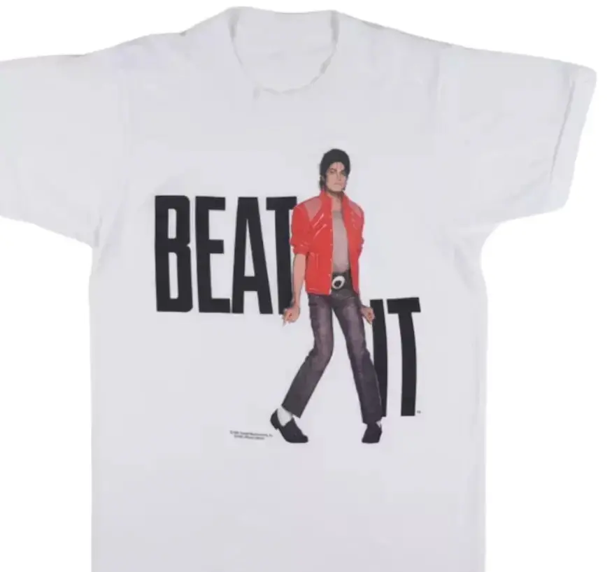 Vintage 1984 Michael Jackson Beat It Shirt Merch Gift For Fans S-5Xl