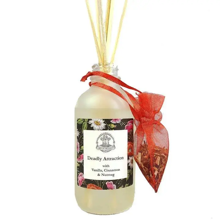 Deadly Attraction Reed Diffuser with Herbal Sachet Deadly Attraction Reed Diffuser with Herbal Sachet
