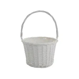 White Easter Basket