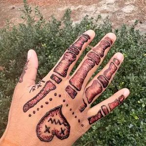 3 Pcs Henna Tattoo Paste, Temporary Waterproof Body Art, Makeup Products, Henna Design Cream, Ideal for Creative Body Design