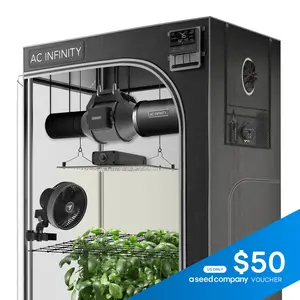 Advance Grow Tent System 3x3, Integrated Smart Controls, 3-Plant Kit