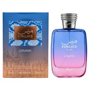 Rasasi Hawas London for Men Eau de Parfum Spray, 3.4 Ounce