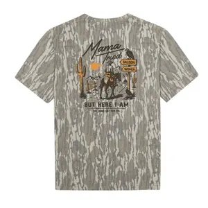 Mad Hatter Mama Mossy Oak, Hunting 3D Tee, Gift For Him, Gift For Dad, Gift For Dad, T shirt 3D Camo, Style T Shirt 3D Camo, Camo Shirt 3D