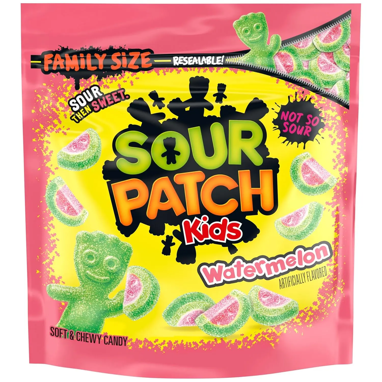 SOUR PATCH KIDS Watermelon Soft & Chewy Gummy Candy, Family Size, 1.8 lb SOUR PATCH KIDS Watermelon Soft & Chewy Gummy Candy, Family Size, 1.8 lb