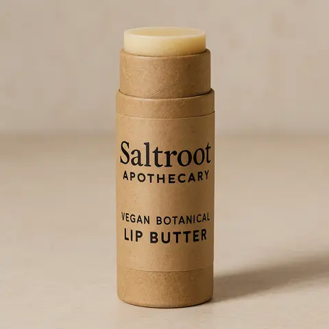 Vegan Lip Balm in Kraft Tube | Hydrating Natural Lip Butter with Mango & Hemp Oil – Saltroot Apothecary