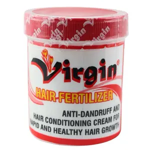 Virgin Hair Fertilizer 200g Jar Anti Dandruff Hair Conditioning Cream with Herbal Extracts & Lanolin for Rapid Growth Conditioner Haircare