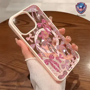 Premium Magnetic Case for iPhone11/12/13/14/15/16/promax Leopard Print Bow Stars y2k cased MagSafe Ready, Anti-Fall, Springtok and Ultra-Thin Design | Perfect for Everyday Use Protector Screen Protector Aesthetic Resistance