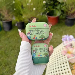 Cute Cartoon Pattern Earphone Case, Earphone Protective Cover, Earphone Accessories Compatible with AirPods, Headset