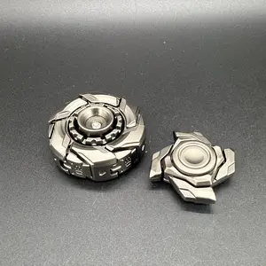 Metal Fidget Spinner, 2 Counts/set Finger Spinner, Stress Relief Toy for Adults, Office Decompression Toy, Birthday Gift for Teens,Cool Gadgets