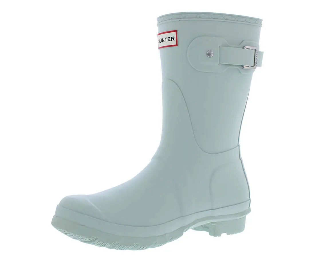HUNTER Women's Original Short Rain Boots - Handcrafted Waterproof Natural Rubber Wellington Boot for All-Weather Wear