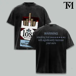 MGK-Lost Tour Vintage Washed Shirt – Machine Gun Kelly Inspired Oversized Graphic T Shirt, Y2K Grunge Streetwear Tee, Heavyweight Soft Cotton Unisex Top, Casual Men Women Wear, Gift for .MGK Fans & Rap Rock Music Lovers