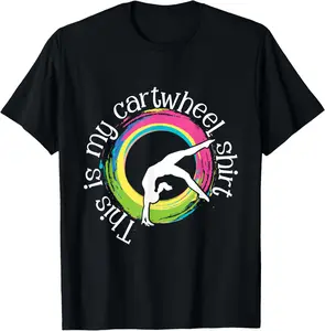 100% Cotton This Is My Cartwheel Shirt - Gymnast Acrobatics Gymnastics T-Shirt