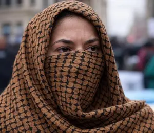 Authentic Shemagh Head Scarf Keffiyeh Balaclava Pakistani Palestine for Men and Woman COYOTE