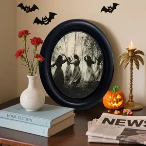 Vintage Art Style Forest Dancer Pattern Decorative Home Decor, Perfect for Halloween Christmas Thanksgiving Artistic Wall Decoration, Ideal for Office & Room Decor Aesthetic Design Photo Vintage Garden Print