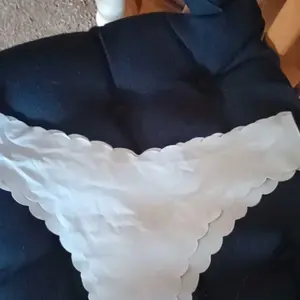 Women's Seamless Scallop Trim Underwear Set, Comfortable Breathable Antibacterial Panties, Fitted Casual Style for All Seasons