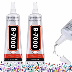 Craft Glue for Jewelry Making - 15ml/0.5oz (2 Pack) - Multi-Function Super Adhesive Liquid Fusion Glue for Rhinestones Crafts, Clothes Shoes, Fabric, Jewelry Making, Cell Phones