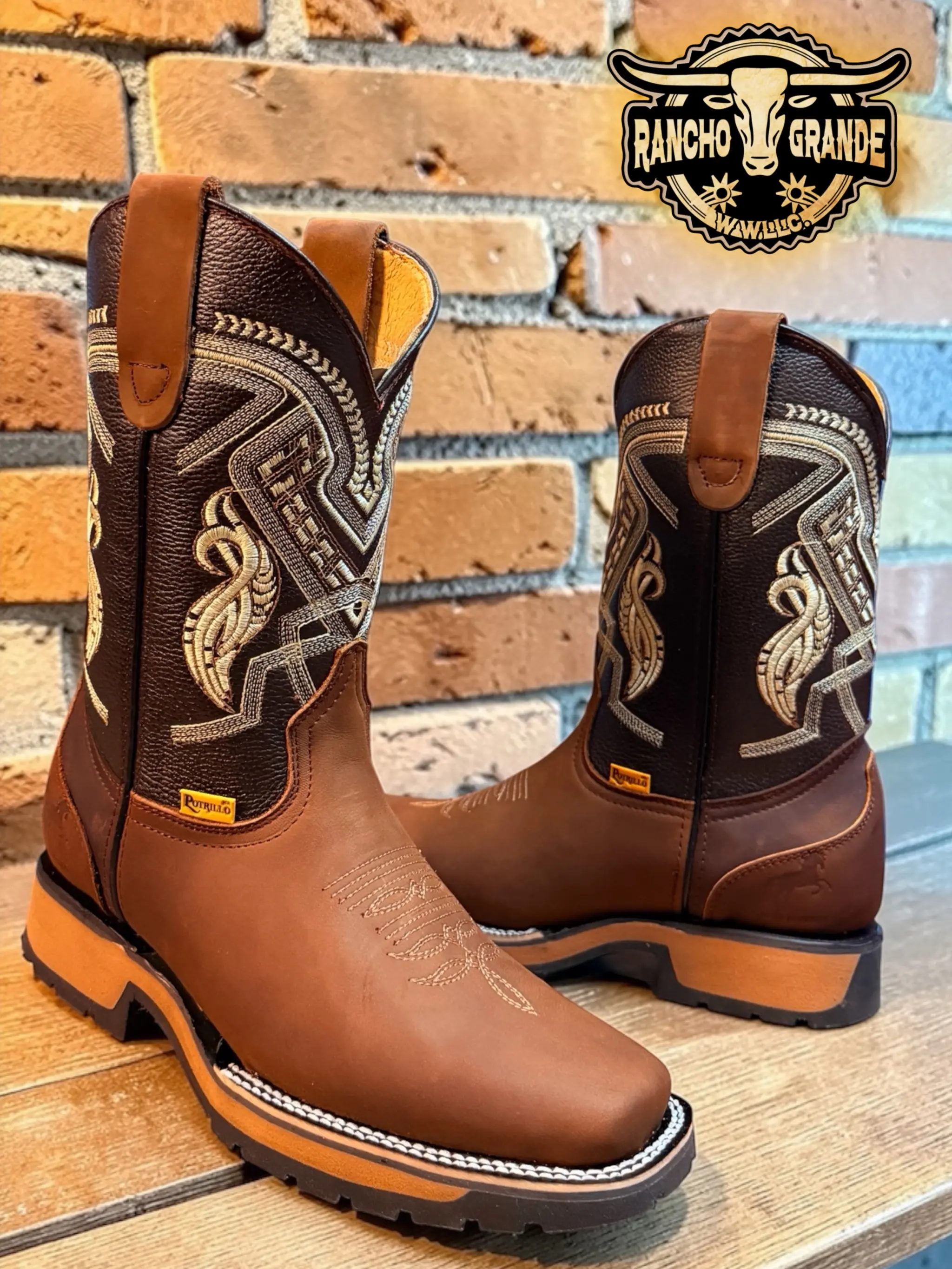 Bota para  Hombre Piel Genuinua Resistente a Resbalones & Aceite / Men's Boots Oil & Slip Resistant Genuine Leather