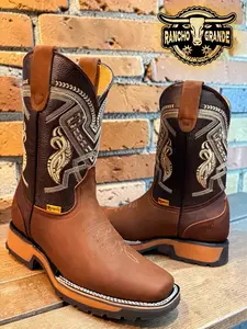 Bota para  Hombre Piel Genuinua Resistente a Resbalones & Aceite / Men's Boots Oil & Slip Resistant Genuine Leather