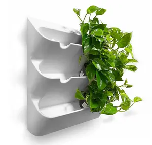 BOXSAND-12 Vertical Planter for 12 plants (24"x26") White Color