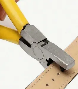 1pc 2mm Universal Handheld Watch Band Pliers, Belt Hole Punch Tool, Hole Punch Eyelet Tool, Tag Punching Machine, Strap Hole Puncher Back To School