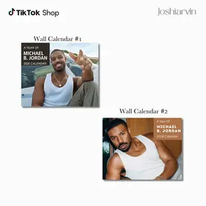Michael B Jordan 2026 Calendar Daddy Calendar Gift for Her Funny Celebrity Wall Planner Fan Gift New Year Holiday Gift