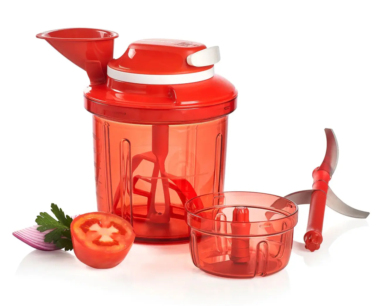 Tupperware SuperSonic Chopper System | Manual Food Processor