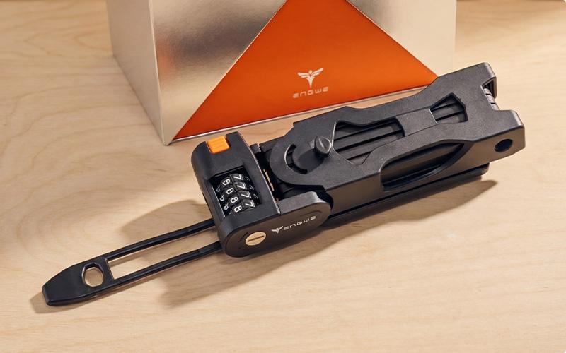 ENGWE 12th Anniversary Gift Set | 360° Aluminum Alloy Rearview Mirror + Folding Anti-Theft Lock | E-Bike Safety 2.