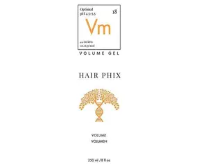 Hair Phix Volume Gel - 250 mL / 8 oz - Organic Haircare - Volume Volumes - 18 - 44.6% KCl - 12.8% KCl