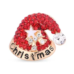 Red and Green, Enameled Birthday Present Brooch in Birthday Christmas Gifts