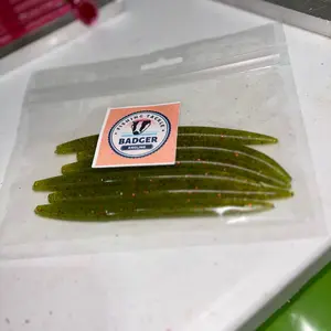 Watermelon Red Worm 5”