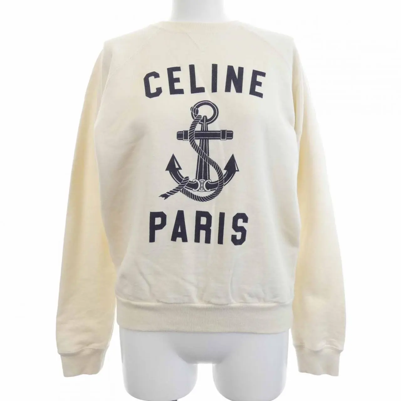 Pre-owned Celine Cashmere Small Leather Goods Blend Sweatshirt