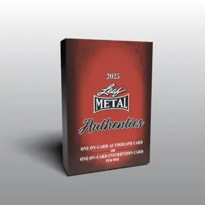 2025 Leaf Metal Authentics - One On-Card Autograph Card Or One On-Card Inscription Card Per Box